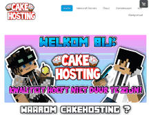 Tablet Screenshot of cakehosting.net